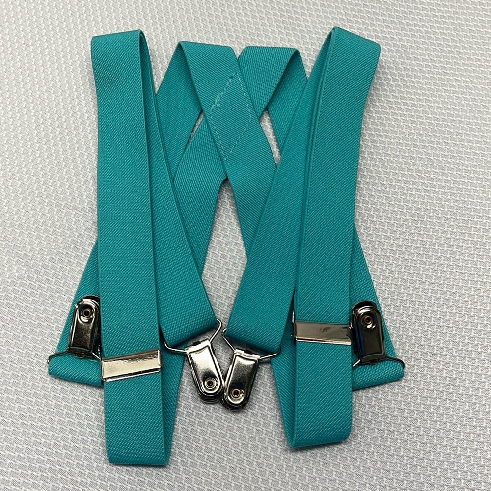 Tuxedo Park Suspenders. Adjustable from 26 inch to 42 inch. 1 inch wide.